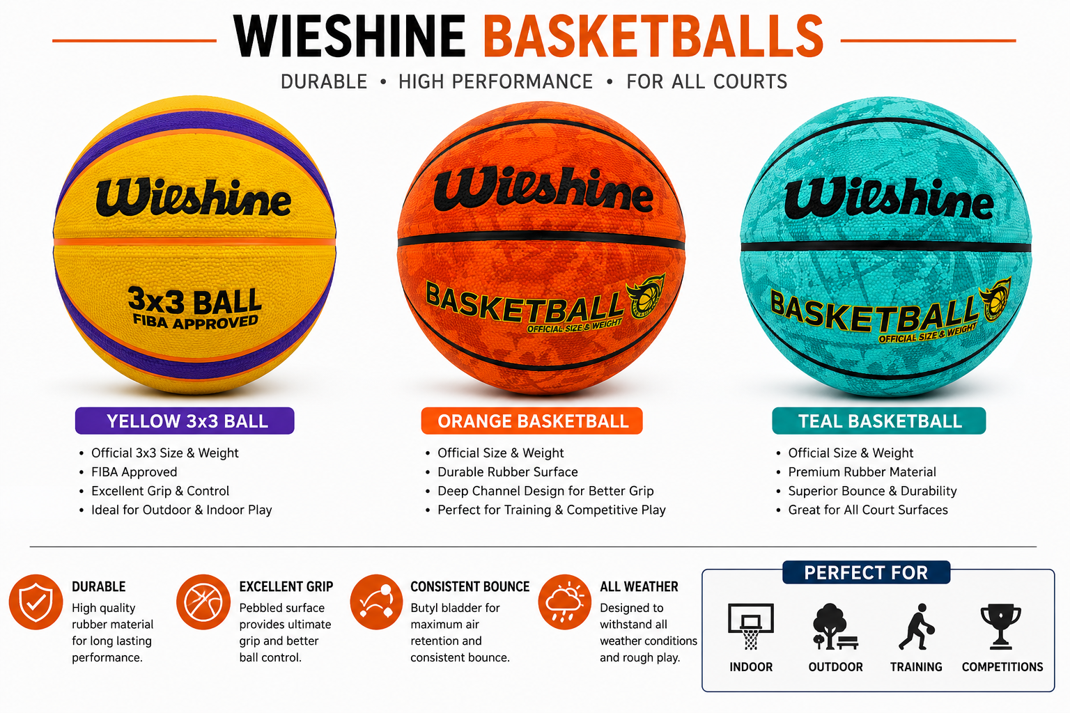 Wishine 3x3 Basketball