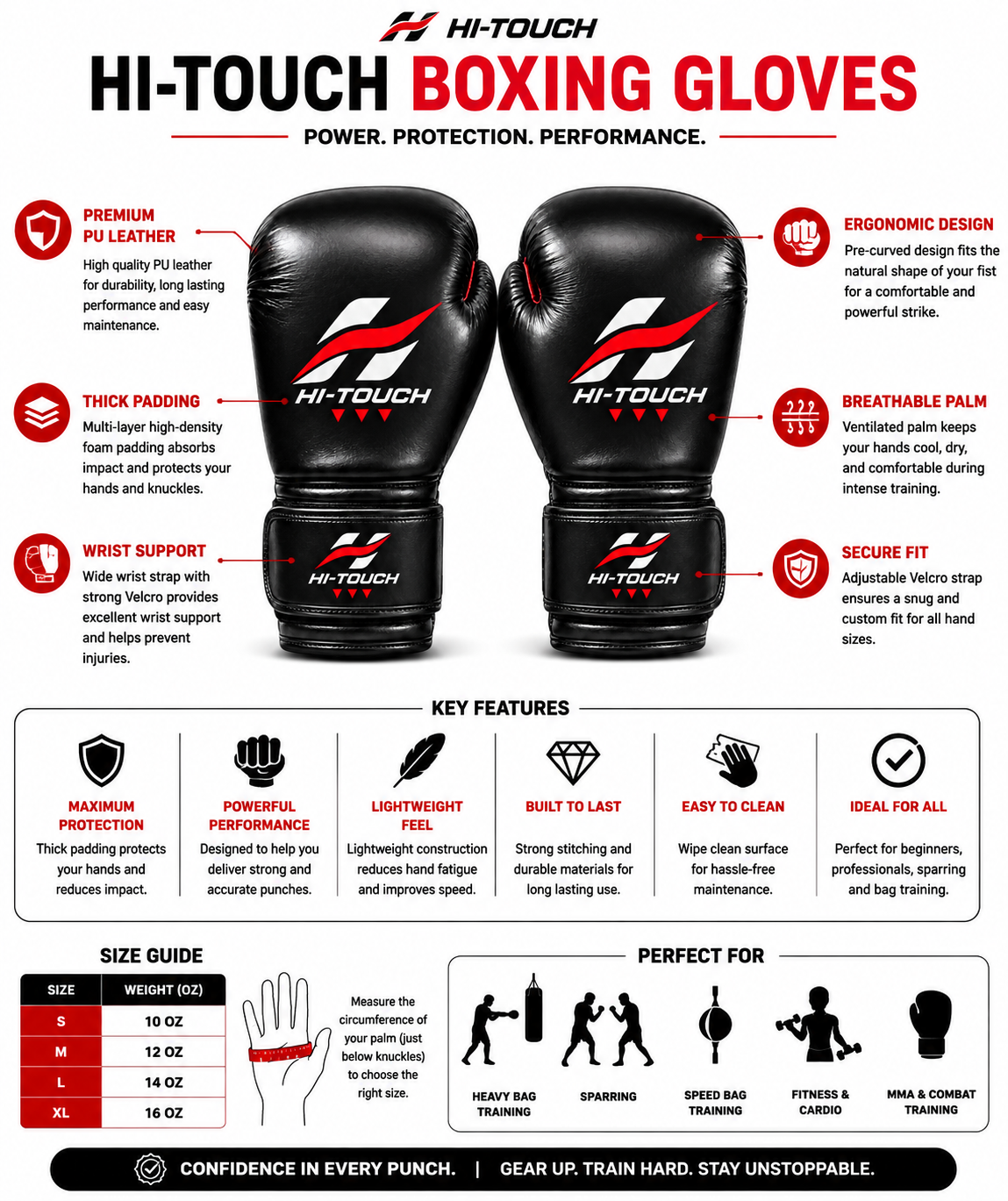 BOXING GLOVES GENUINE LEATHER