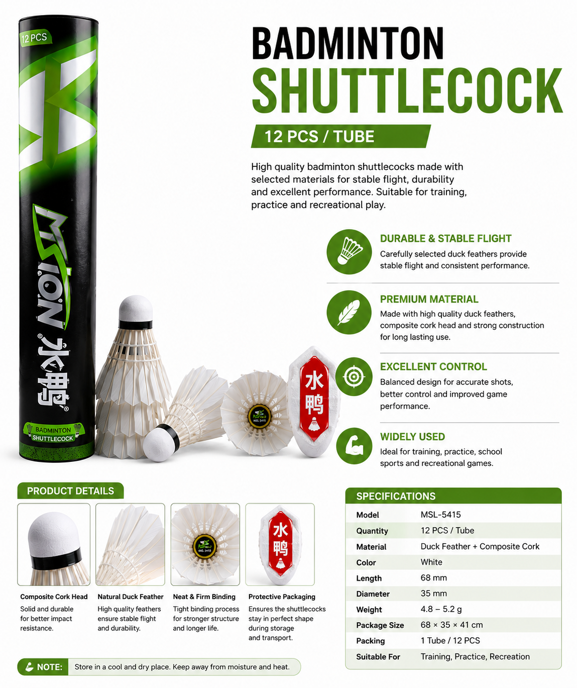 Badminton Shuttlecock
