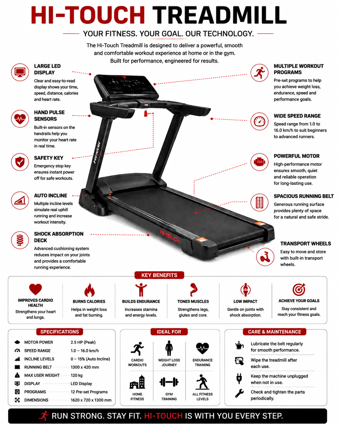 HI-TOUCH Treadmill